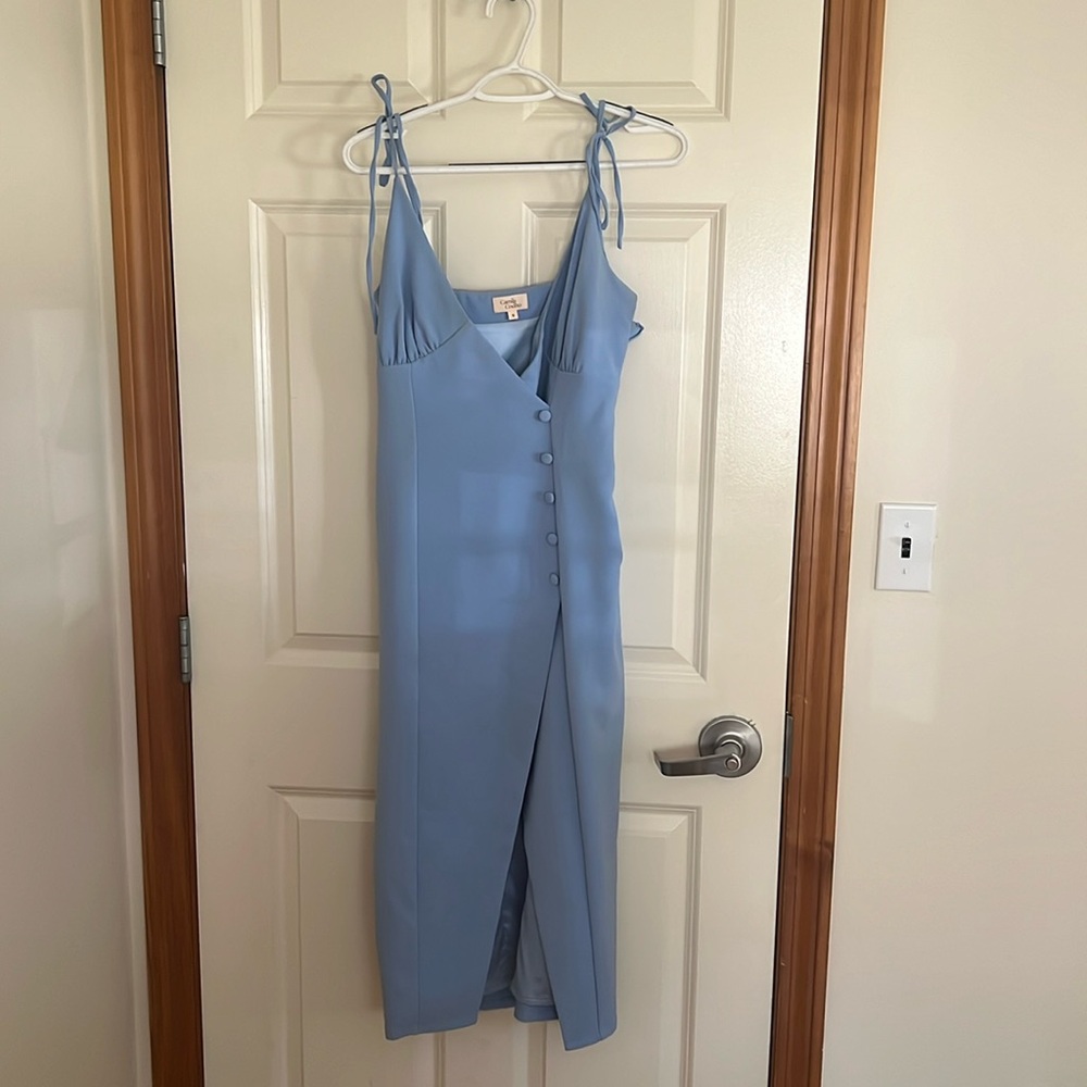 Camila Coelho Aaliyah Midi Dress in Periwinkle